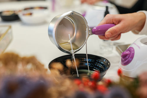 Atelier bougie végétale à Paris