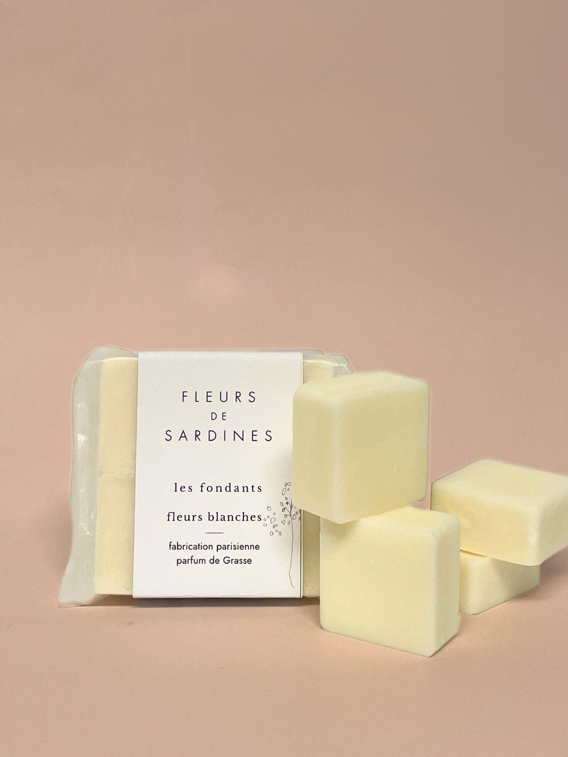 Fondants parfumés fleurs blanches