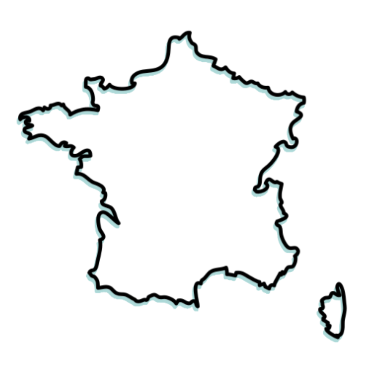 Icon carte de France