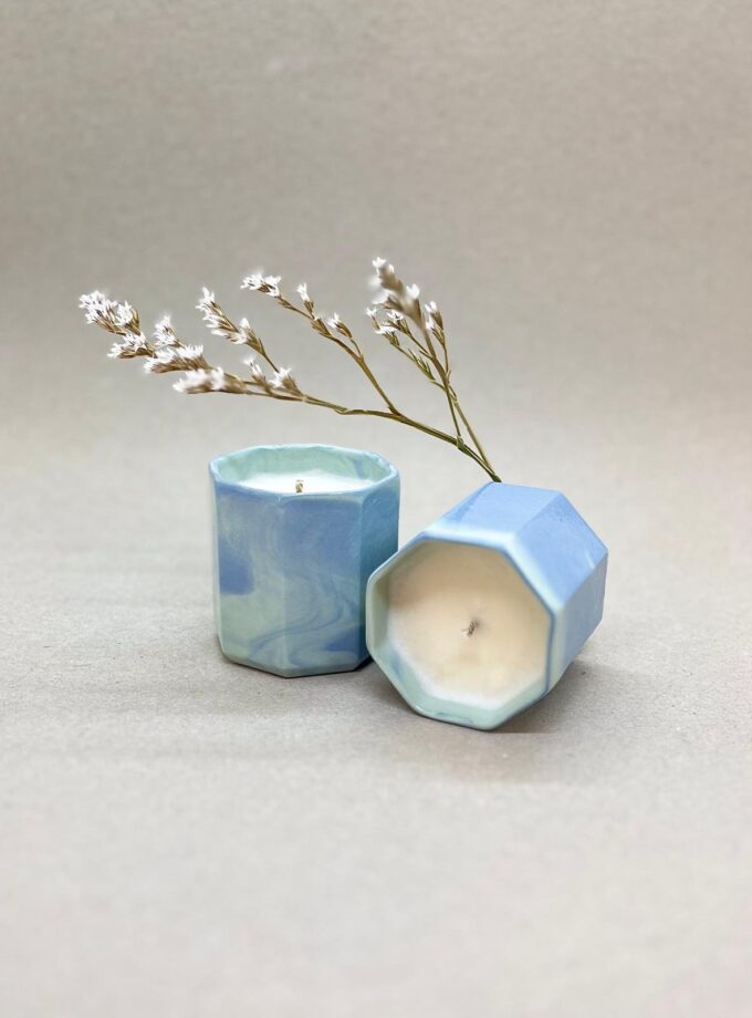 bougie porcelaine monoi