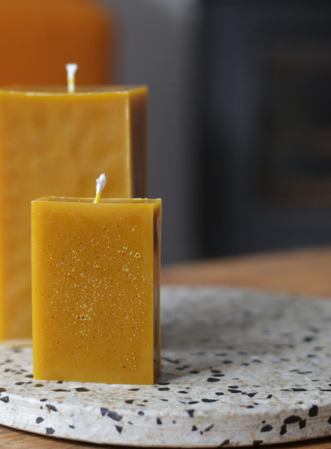 Bougies à la cire d'abeille